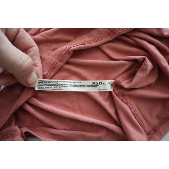 Intimately Free People OB1776956 Women's Sz Medium Pink Scoop Neck L/S Top - Picture 7 of 8